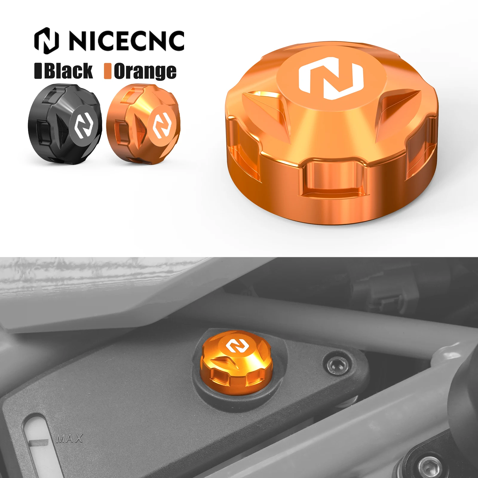 Cubierta de depósito NICECNC para KTM 250/390 Duke 2024-2025 390 Adventure R 390 Adventure X 390 Enduro R 2025