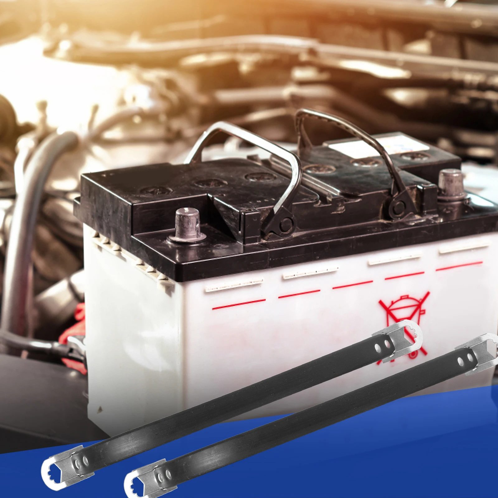 

2pcs Carrier Strap Heavy Duty Car Lifting Strap For Golf Cart Utv Rv Automotive Transport Sturdy Pvc Steel