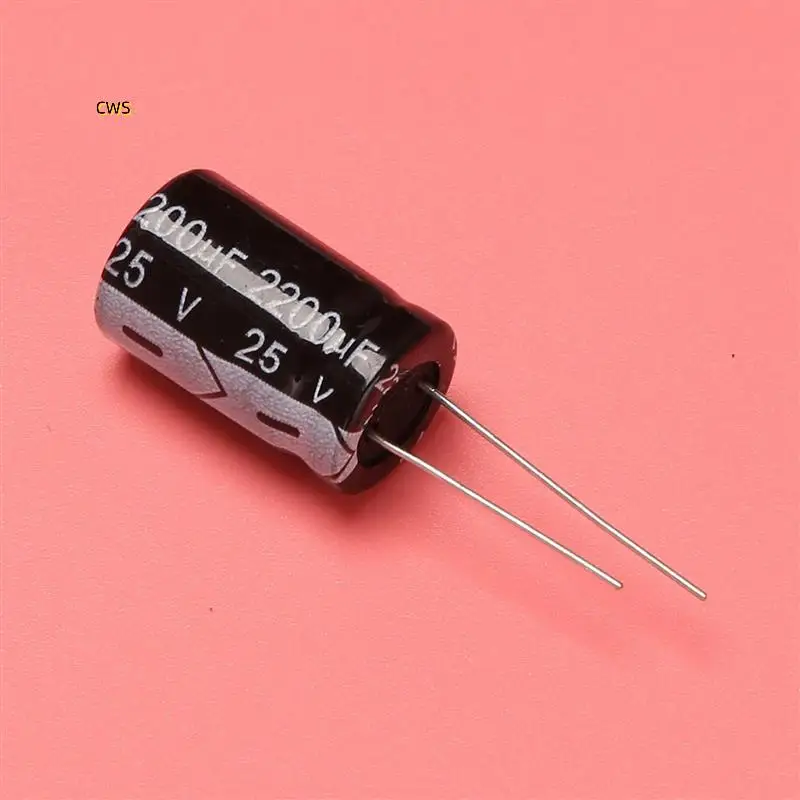 60 Stück 13 x 21 mm 2200 Uf 25 V radiale Aluminium-Elektrolytkondensatoren