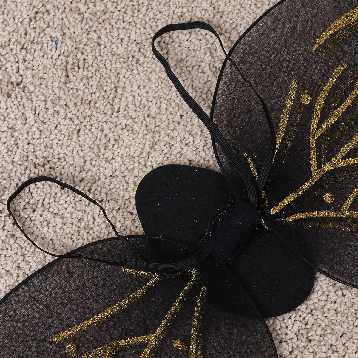 4Pcs Fairy Tutu Skirt Set Bee Costume Headband Wand Princess Outfit for Girls Birthday Cosplay Party Bee Fairy Costume