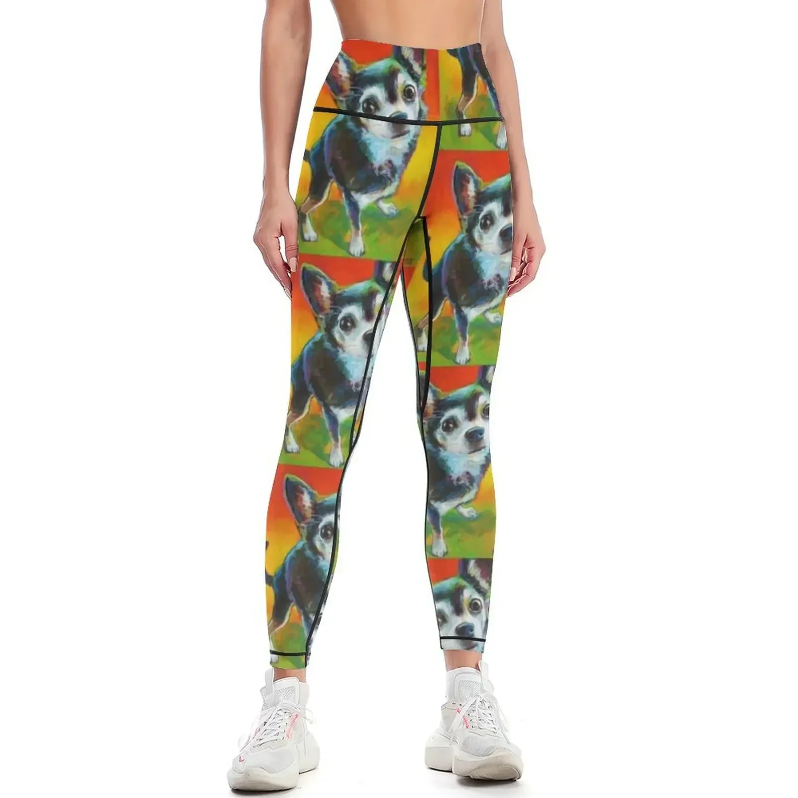 

Colorful CHIHUAHUA Leggings Women sportwear Sports female for girls sportswear for gym Womens Leggings