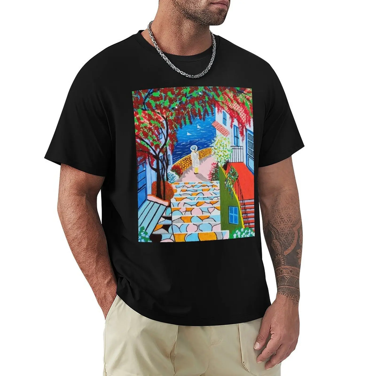 

Lady by the Sea T-Shirt All Weather Casual Short Sleeve