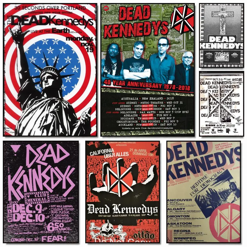 band D-Dead Kennedys-S Painting Calligraphy Artwork for Home Bedroom Office Wall Decoration Gift
