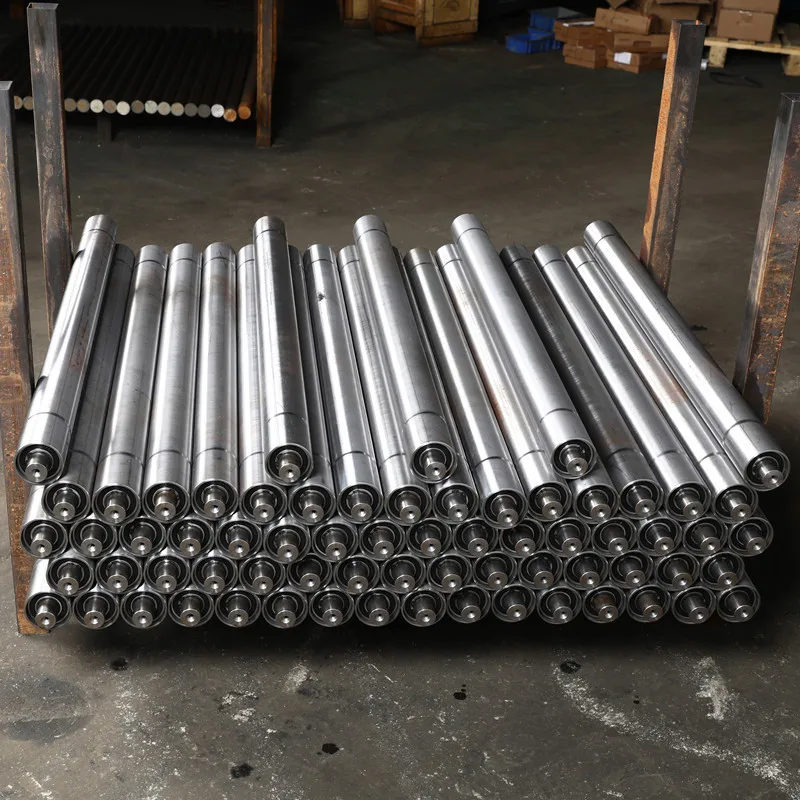 Custom Built-In Roller Driven Non-Powered CNC Machined Transition Set