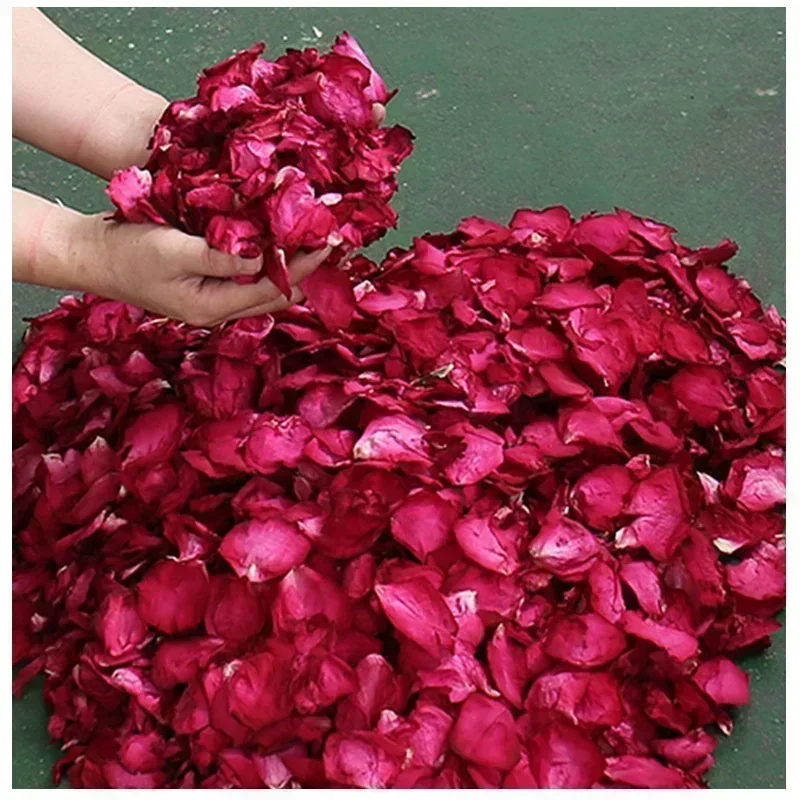 50g Bathing Supply Romantic Natural Dried Rose Petals Bath Milk Bath Dry Flower Petal Spa Whitening Shower Bath Products