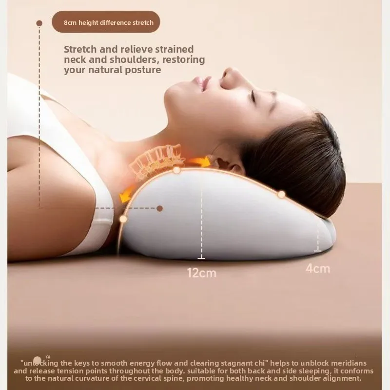 Neues Druckentlastungs-Nackenkissen aus Memory-Schaum zur Linderung von Nackenschmerzen, Tiefschlaf-Kissen für die Wirbelsäule, Keilkissen, Körperkissen, Anime