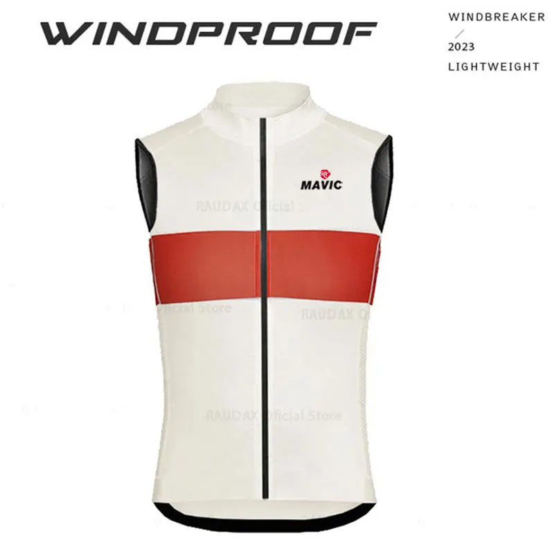 RX MAVIX-Unisex Riding Vest, Road Bike Windproof Jacket, MTB Bike Sleeveless Tank Top, Professional Team UV Resistant Vest, New