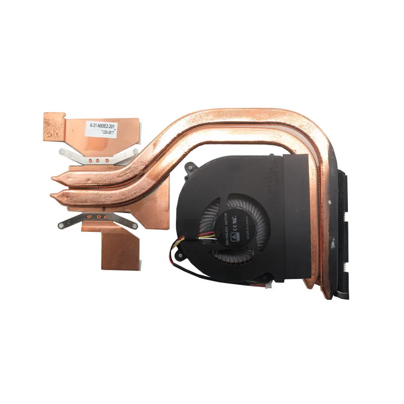 Imagem -03 - Gpu Cpu Fan & Dissipador de Calor para Clevo 4pin N850ep N857ep 631-n85e2101 6-31-n85e2201 6-31-n87pn6a1 6-31-n87pn-6b1 Dfb601205m20t-fklw
