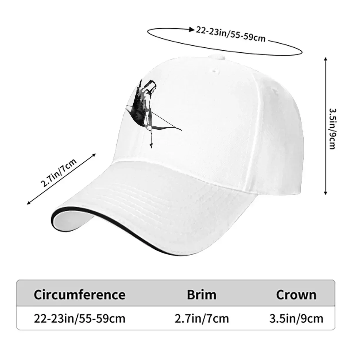 2025 Cap Sun Visor Strider Hip Hop Caps Archery Cowboy Hat Adjustable Peaked Hats