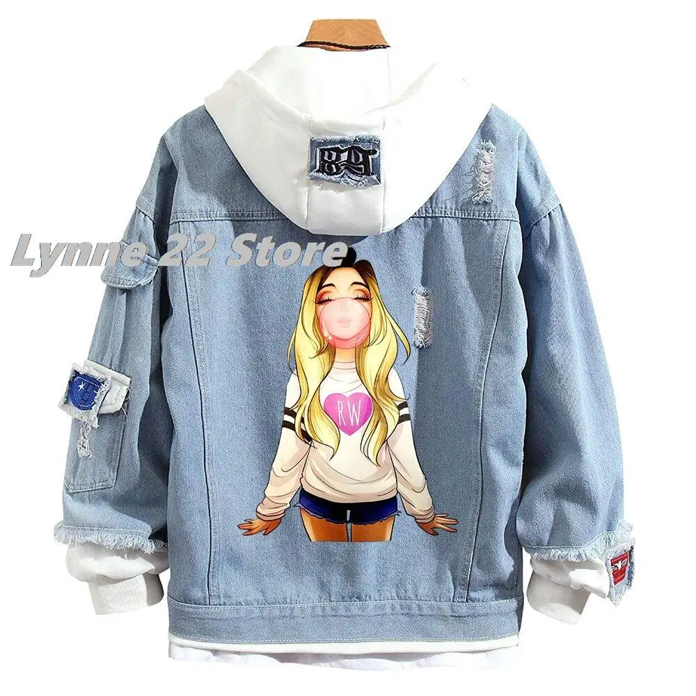 2022 New Arrivals Rebekah Wing Merch Beki Spring Denim Jacket Men Women fans Couple Coat Streetwear Cute Mix-Up Clothes