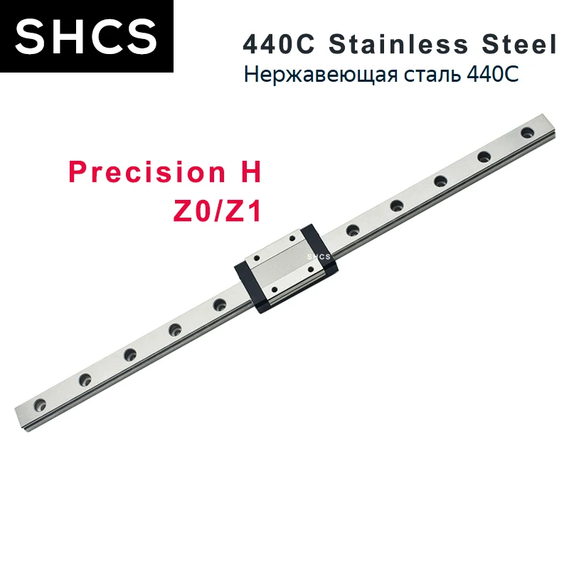 

MGN12H Линейная направляющая из нержавеющей стали 440C с блоком Precision H