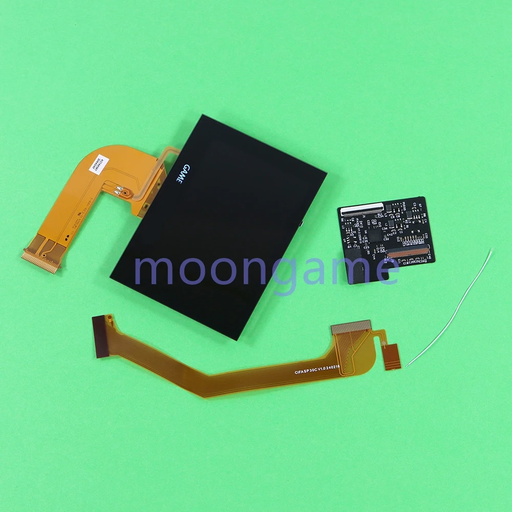1set New IPS V3.0 for GBA SP Backlight LCD Screen Kits High Brightness IPS LCD V3 Screen