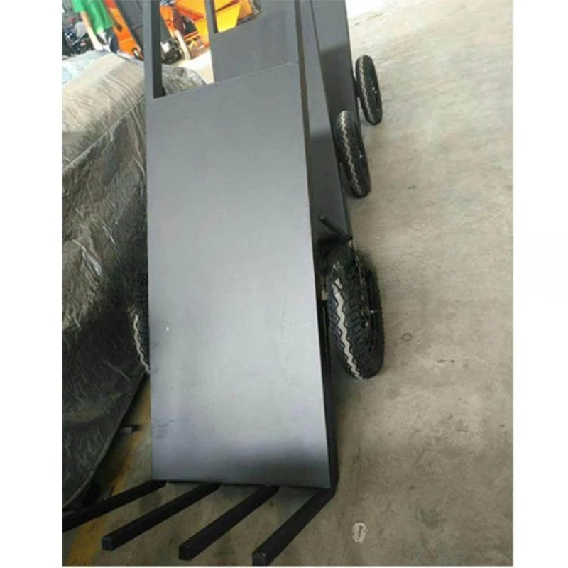 

Construction site electric two-wheeled brick truck, hand-pushed kiln flatbed truck, load 1200kg mining truck