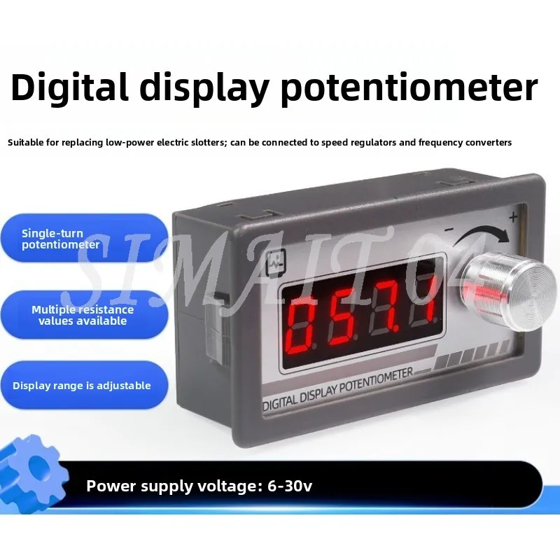 SD003-DVR Digital Display Potentiometer 1K 2K 5K 10K 20K 50K 100K Digital Display Adjustable Resistor