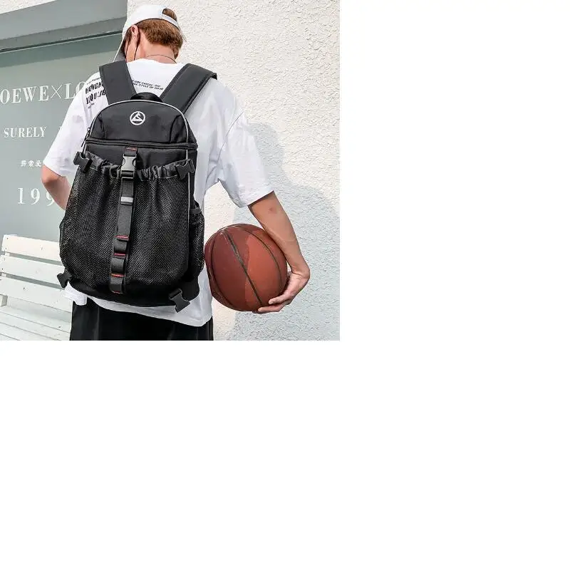 2025 Korean New Men's Oxford Basketball Backpack Large Capacity Notebook School Bag Multifunctional Casual Travel Shoulder Bags