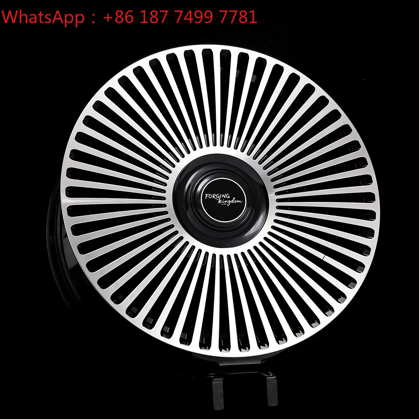 20-26 Inch 5130/120/112/114.3/40/25 PCD Bright Black New High Quality 6061-T6 Forged Aluminum Alloy Wheel Hub Rims