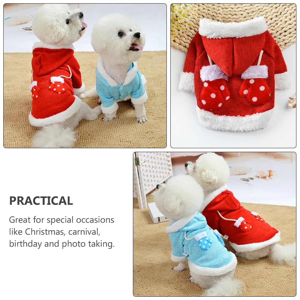 

1Pcs Dog Clothes Christmas Sweater Pet Costume Winter Party Durable Bright Color Xmas Hoodie Fashion Christmas Pet Clothes