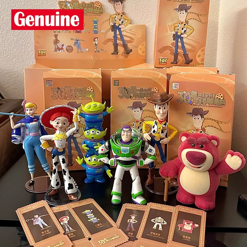 

Genuine Disney Toy Story 30th Anniversary Classic Character Buzz Lightyear Blind Box Anime Figure Collection Decoration Gift Toy