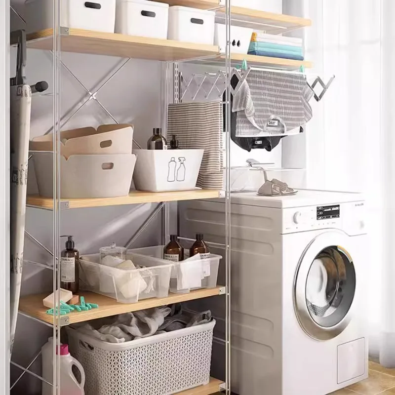 Washing machine rack Shelf Household floor storage rack