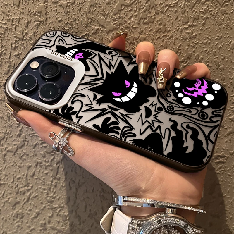 Cool P-Pokemon Gengars Matte Hard CaseสําหรับSamsung Galaxy S24 S25 Ultra S23 Plus S22 S21 FE A56 A36 A26 5G A16 a06 4Gหมายเหตุ 20