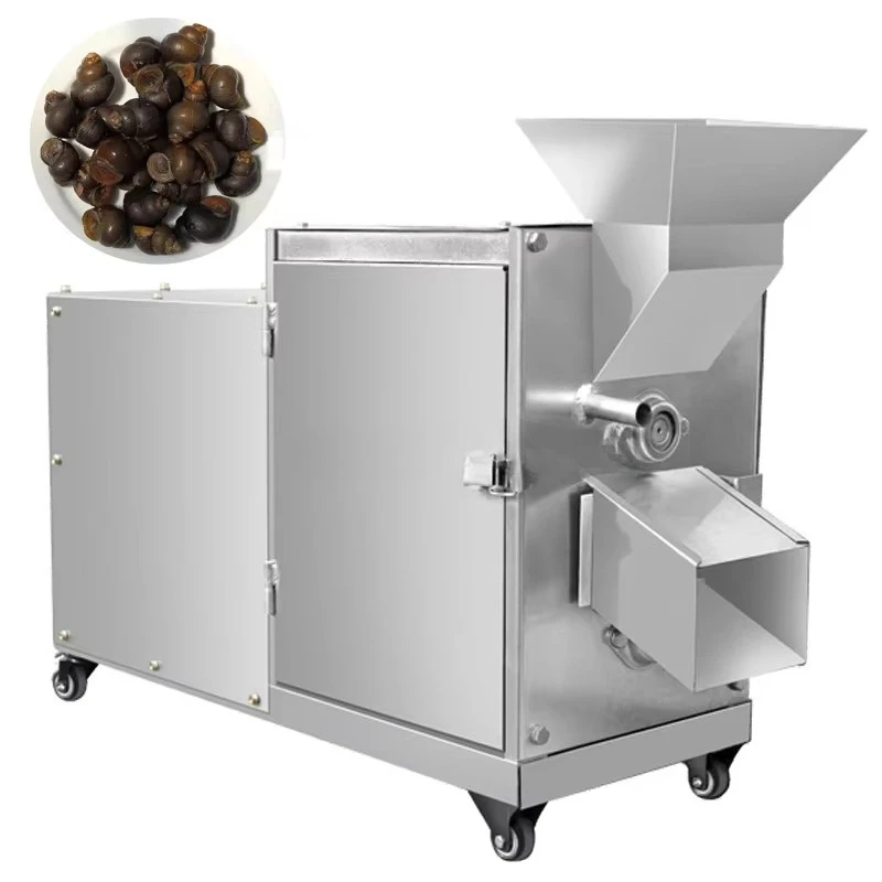 

Snail tail cutting machine snail shell cleaning and processing machine