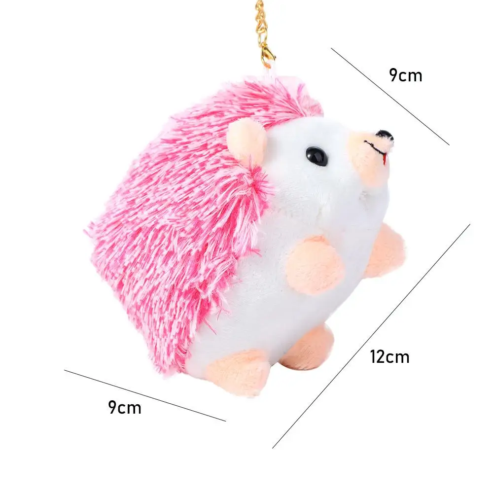 Mignon dessin animé sac pendentif ornement Animal hérisson Animal en peluche jouet en peluche porte-clés jouets en peluche poupées en peluche