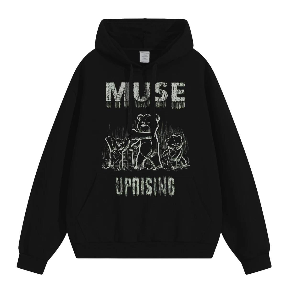 

2025 MUSE Rock Band Blurvtg American Casual Oasis Pure Cotton Hooded Sweatshirt, A High-quality Luxury Brand Bestseller