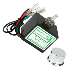 Controlador de termostato de CA práctico, resistente al calor, anticorrosión, 12V/24V, 10A, interruptor de temperatura A/C para coche