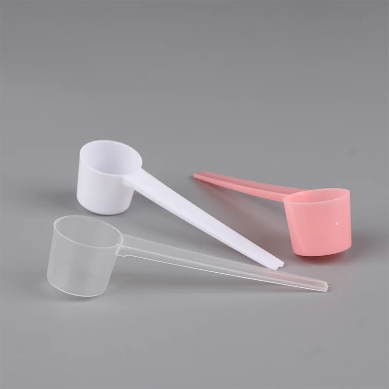 /KQM/10pc 5g Measuring Spoons Coffee Protein Milk Powder Scoop Home Kitchen Gadgets Diy Plastic Measuring Spoon