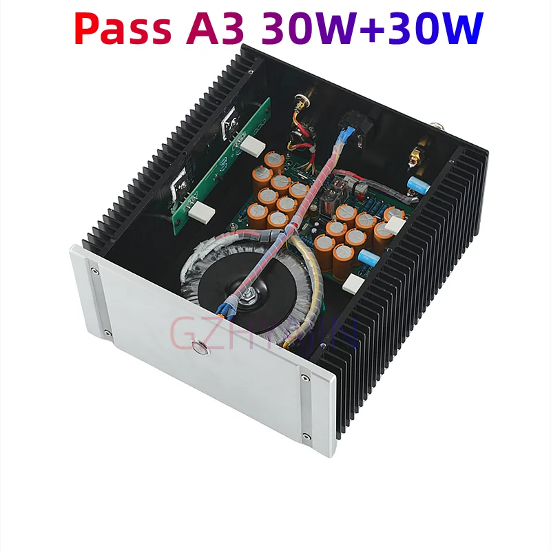 NEW Mono Single-ended Pure Class A Power Amplifier 30W+30W Amp Base On Pass A3