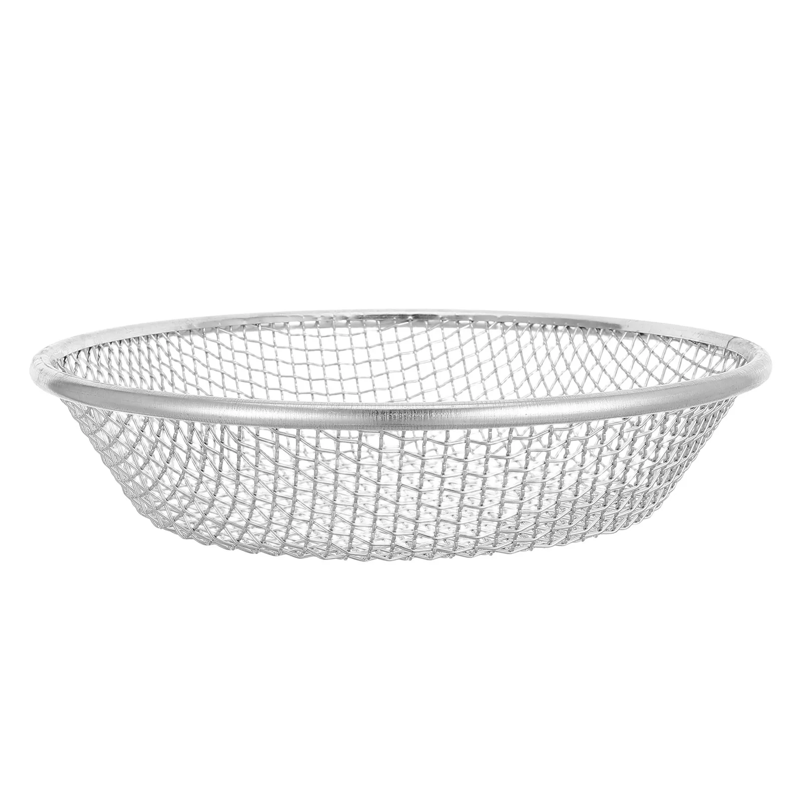12 Inch Garden Soil Sifter Heavy Duty Metal Compost Sieve Round Soil Screening Pan for Balcony Raised Beds Flower Boxes