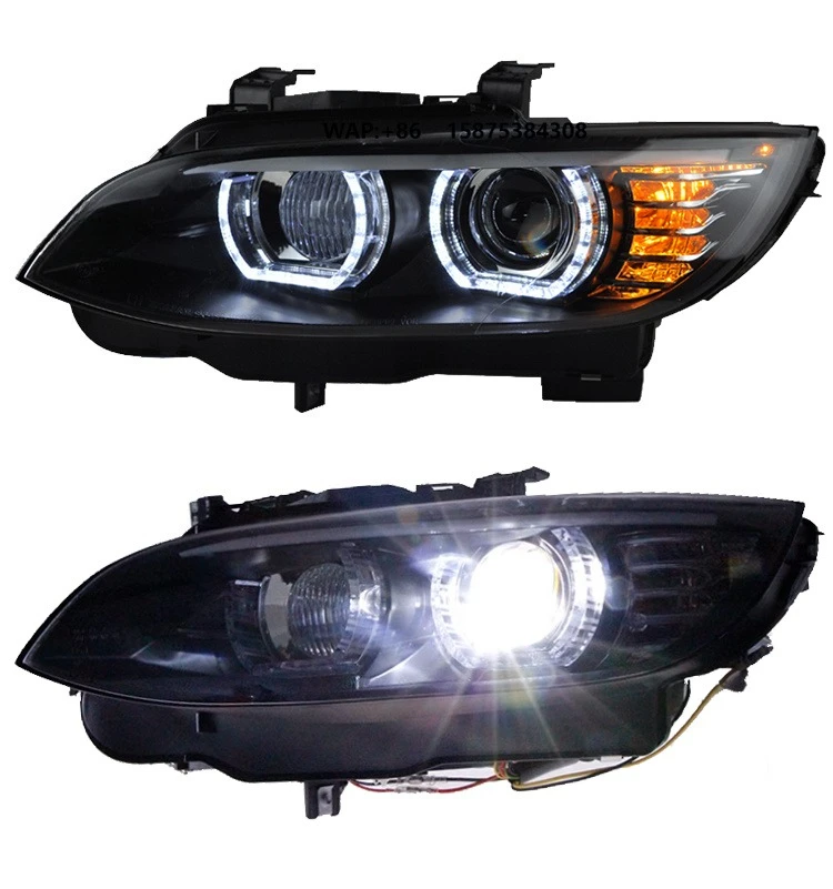 

MJ Compatible for M3 E92 2006 2013 LED Head Lamp Durable Front Head Light Auto Parts Upgrade E93 LED Headlights