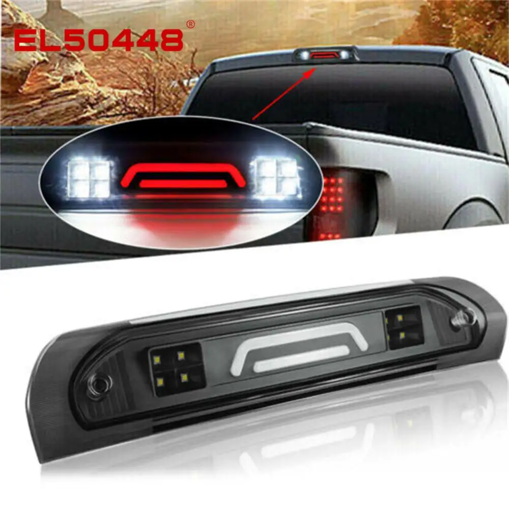 

Led 3rd Brake Light Cargo Lamp Smoke Reversing Cargo Stop Rear Lamp Bulb For 02-2009 Dodge Ram 1500 2500 3500 Accessories