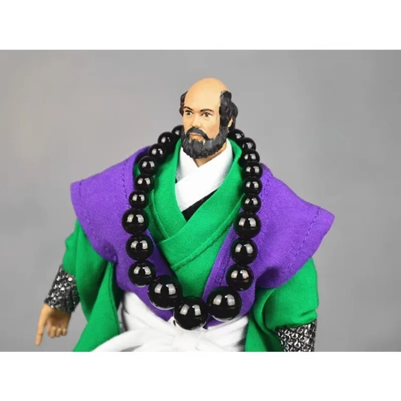 1/12 Scale Soldier Clothes Monk Sha Dress Up Prayer Beads Clothes Suit Model for 6'' Action Figures Body Accessory