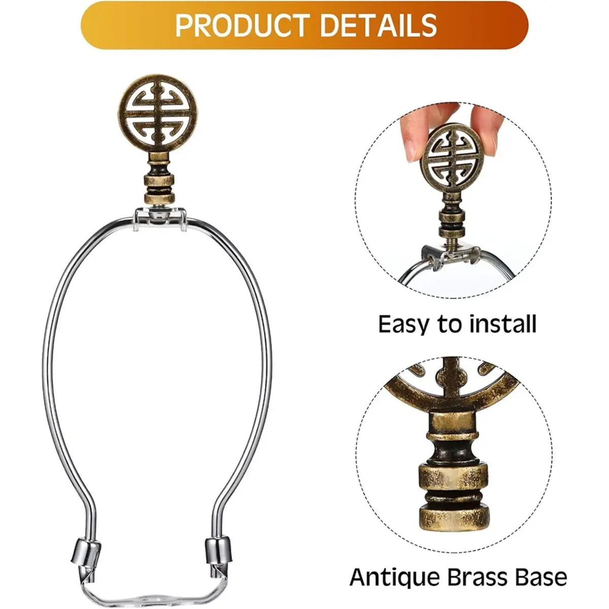 2pcs Asian Oriental Style Lampshade, Happiness Symbol Style Desk Lamp Lampshade,Horn Bracket, Home Decoration