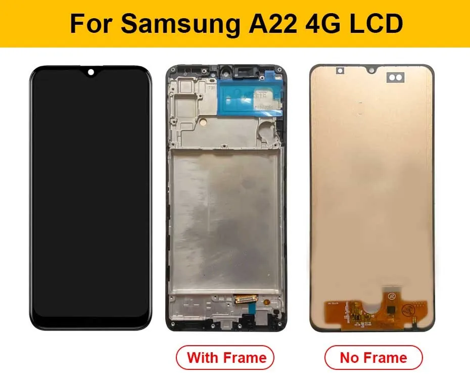 Smartphone Spare parts INCELL TFT For Samsung Galaxy A22 4G A225 LCD Screen Display Touch Digitizer with frame