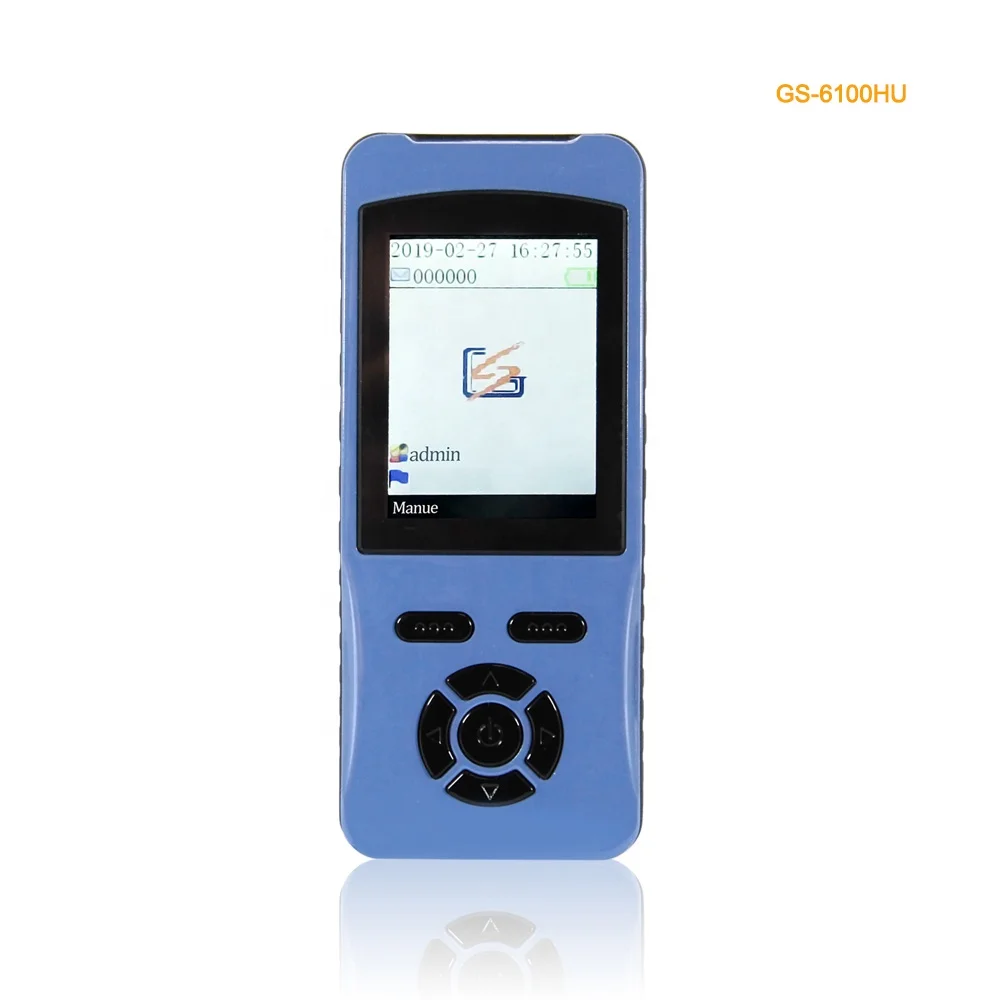 Tour Guard Patrol System RFID Reader With Big LCD Screen And USB Plug And Play Support Waterproof IP65 GS-6100HU