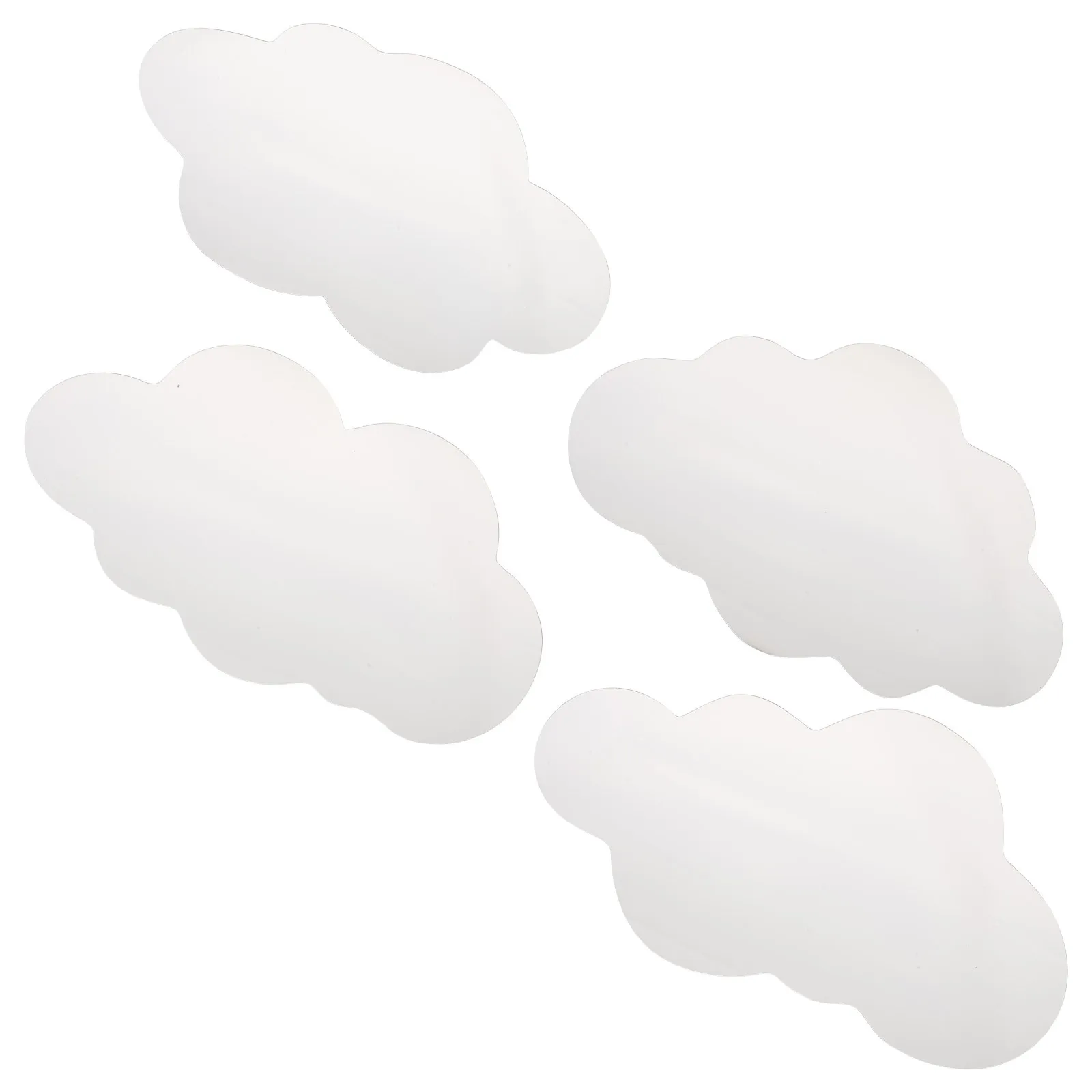 

4pcs Cloud Wall Mirror Decals Acrylic Self-Adhesive Decorative Stickers For Bedroom Living Room Bathroom Vanity Nordic Retro