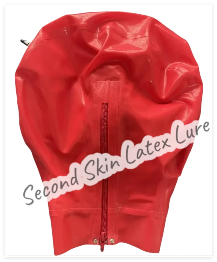 قناع اللاتكس الطبيعي صنم المطاط اغطية نفخ مثير القبعات اليدوية النساء أزياء الهالوين التأثيرية