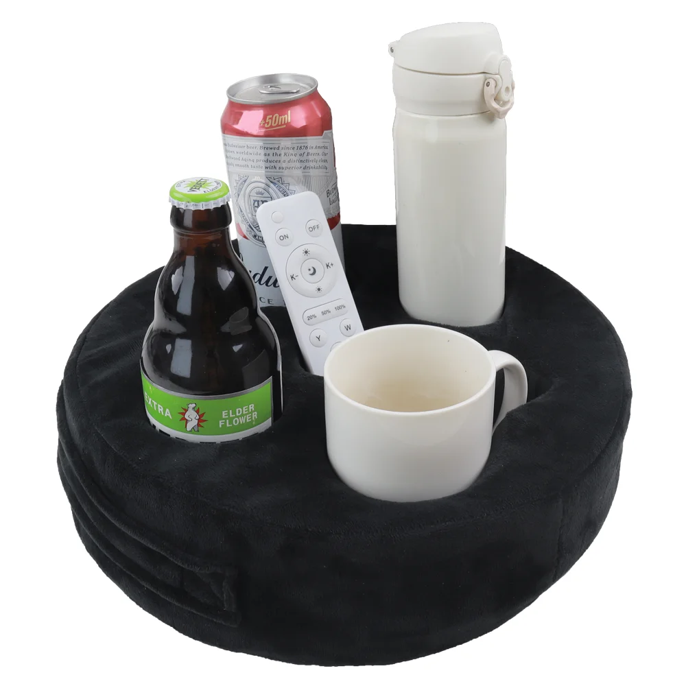 Car Cup holder, Couch and Bed Cup Holder Pillow, Sofa Organizer Caddy for Drinks, Remotes, Phones, Snacks