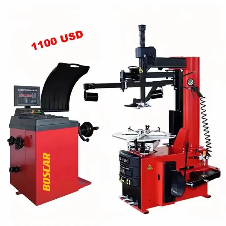 Automatic tyre changer Wheel balance machine Combo Workshop tire fitting Wheel balancer Car tire Changer