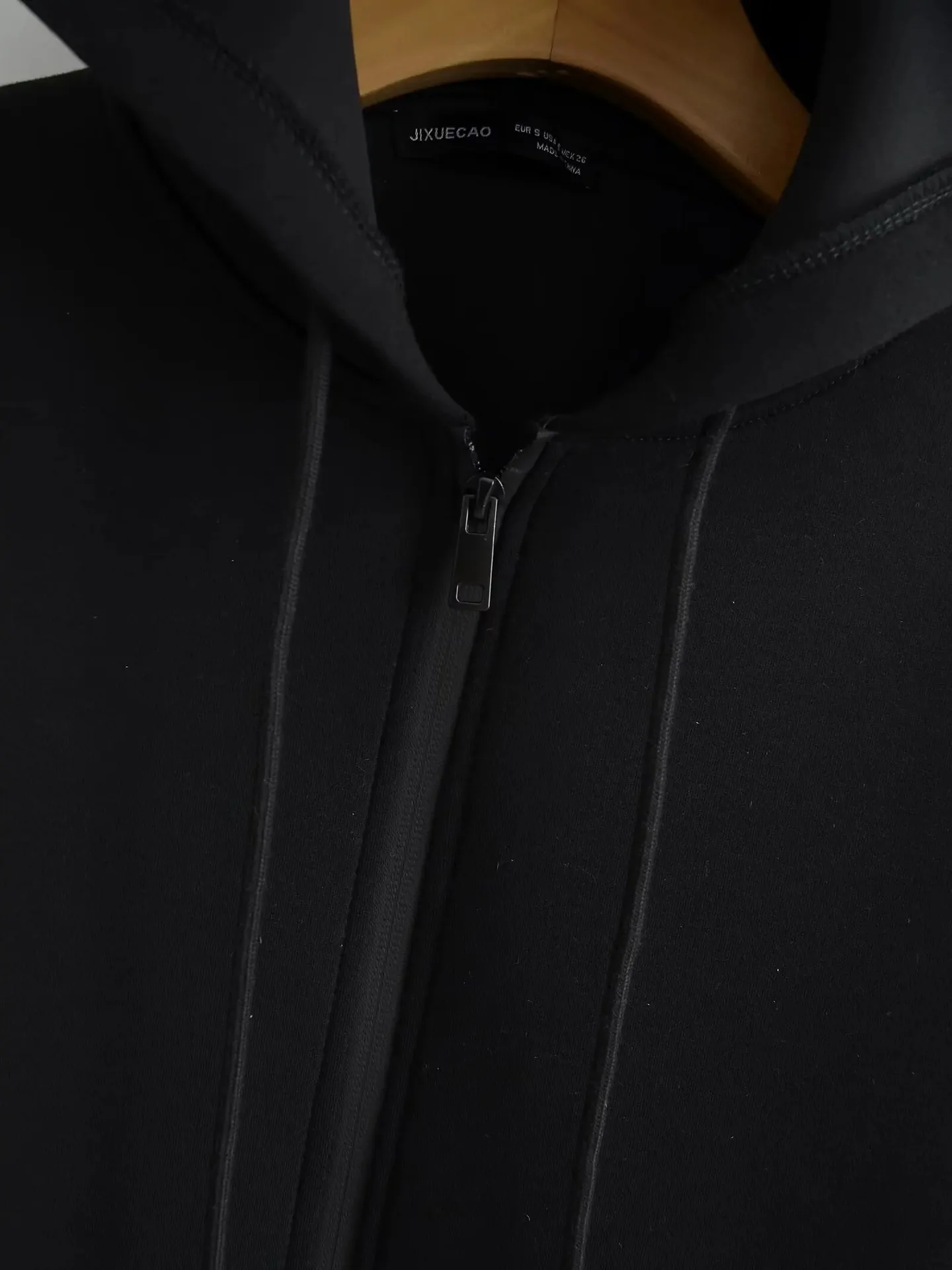 Herbstliche Damen-Freizeitjacke mit Kapuze, lockerer Oversize-Schnitt, Reißverschluss-Hoodie, Sweatshirt, einfarbiger Mantel, schicke Oberbekleidung für Bürodamen, Oberteile – Detail 24