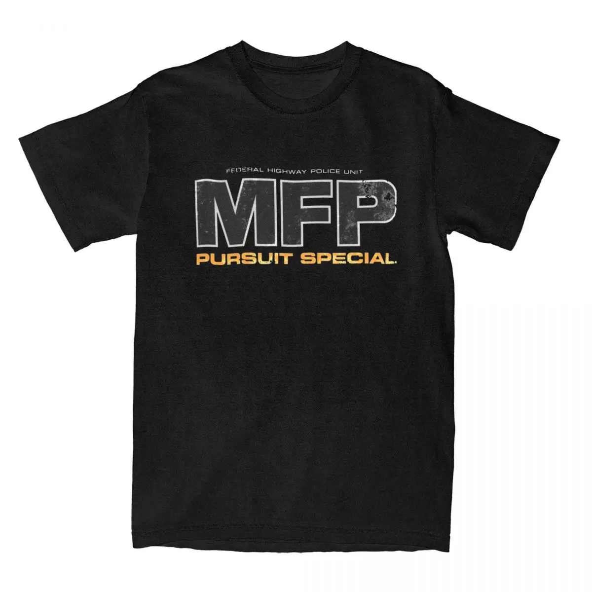 Vintage Mad Max MFP Pursuit Special T-Shirts for Men Women Round Neck Cotton Tee Shirt Birthday Present Clothes