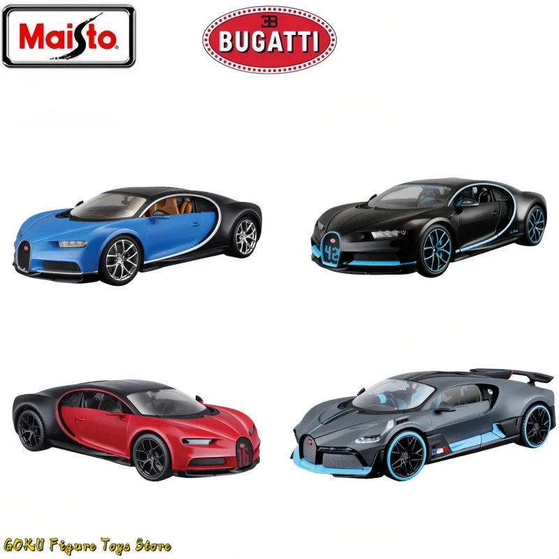 Oryginalny Maisto 1:24 Bugatti Divo symulacja odlewane modele samochodów ze stopu kolekcja ozdób prezenty zabawkowy Model prezent urodzinowy dla dzieci