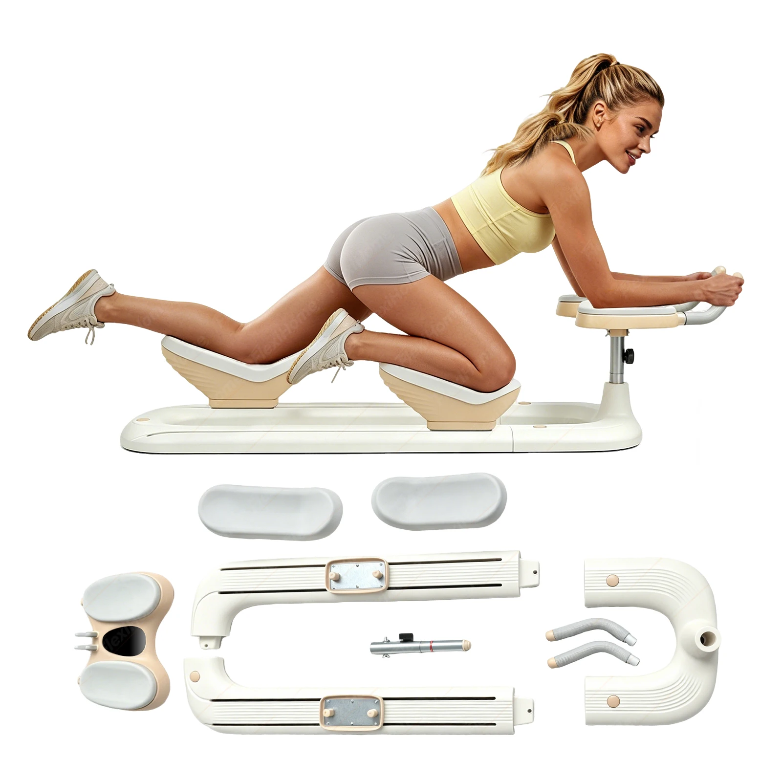 Flexihome Twist Crawler V2 Waist & Core Trainer Spine Twist Exercise Machine Back Stretch Home Workout Equipment