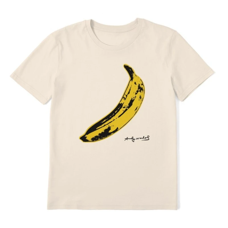 

Andy Warhol T-Shirt: Banana Modern Pop Art Classic Graphic T Shirts Oversized T Shirt Shirts for Women Gothic Y2k Clothes Tops