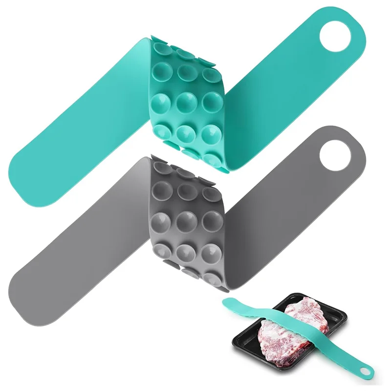 

ABVA-2 PCS Thaw Belt, Silicone Sink Thawing Fixator Belt, Longer Faster Defrosting Belt For Frozen Meat And Vegetable
