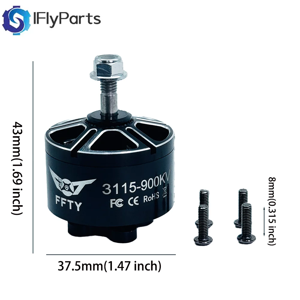 جديد 3115 900KV 3-6S محرك بدون فرشاة لـ RC Multirotor X-Class FPV Freestyle Mark4 APEX 9inch10inch XL10 طقم إطارات FPV طويل المدى