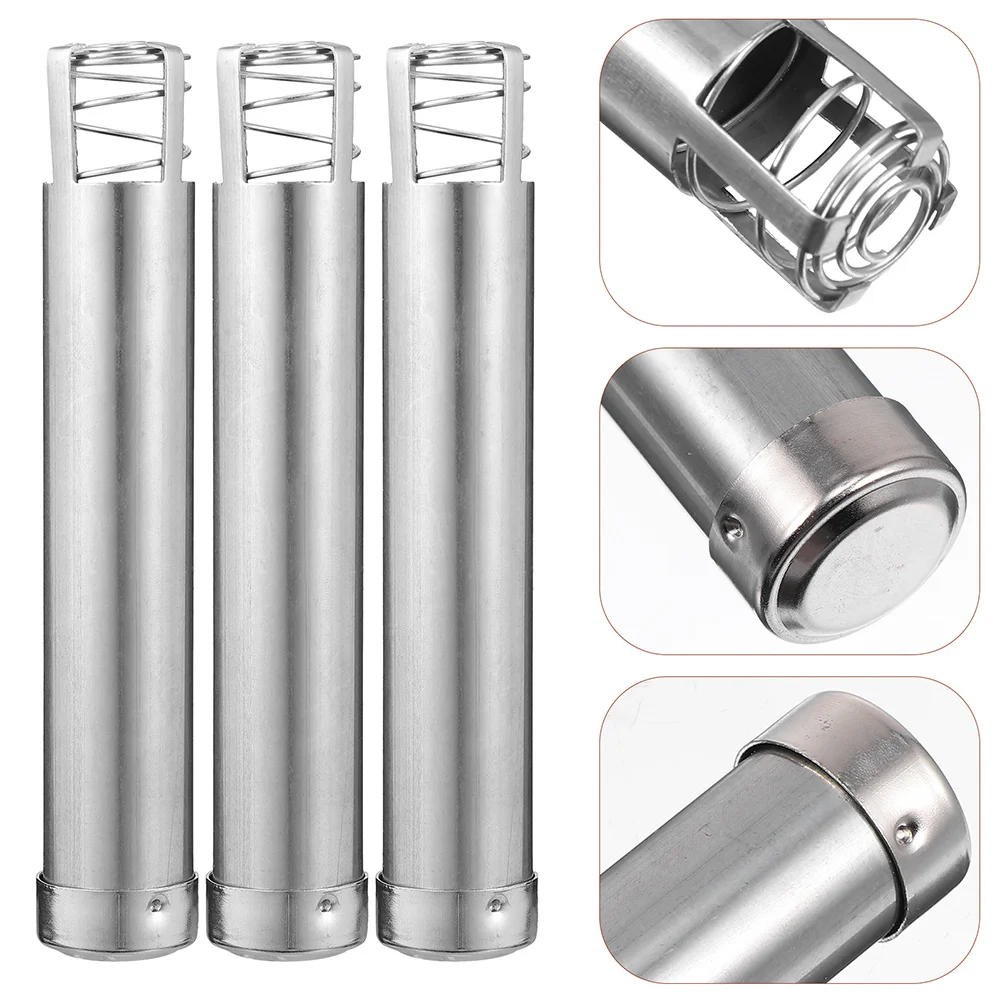 

6pcs Moxibustion Stick Pusher Stainless Steel Small Storage Simple Operation Practical Dust Prevention Clean