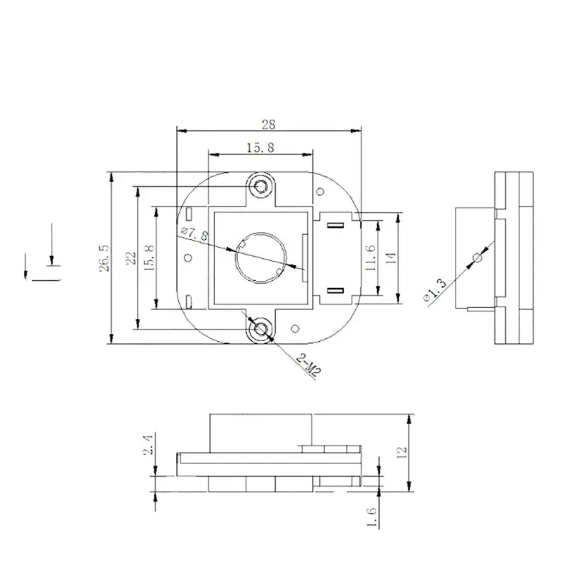 Lens Mount Holder Double Filter Switcher for HD CUT Filter for CCTV Security Camera Accessories Dropship